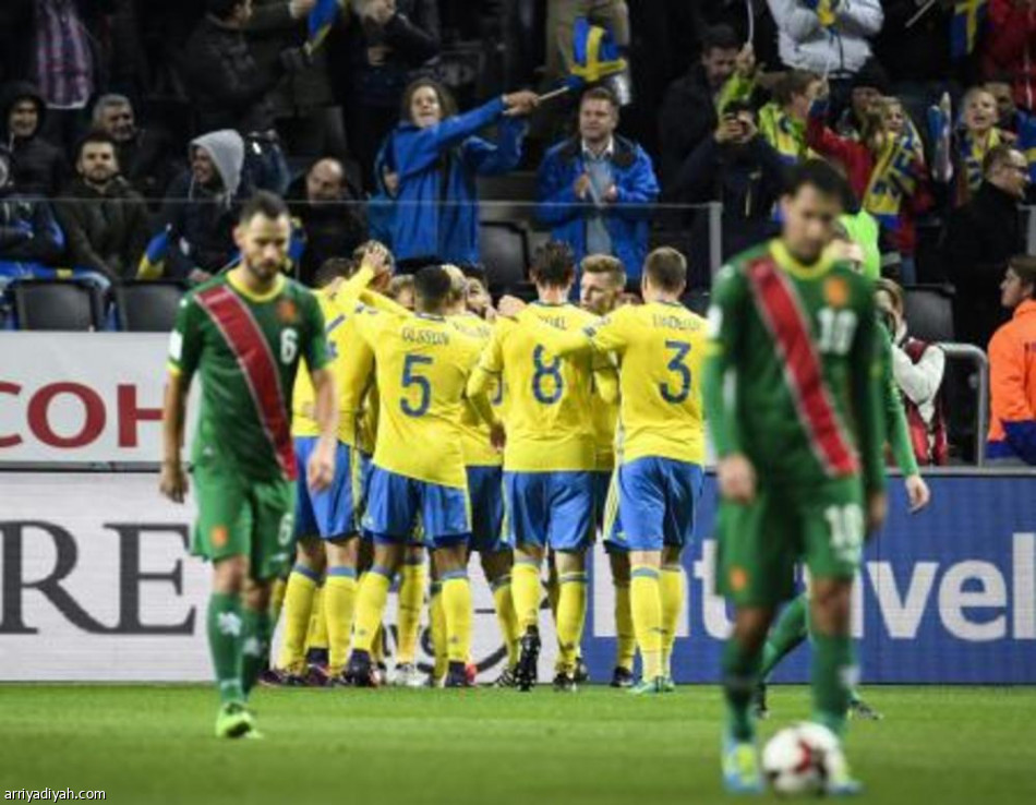 تصفيات مونديال 2018: السويد تقسو على بلغاريا بثلاثية