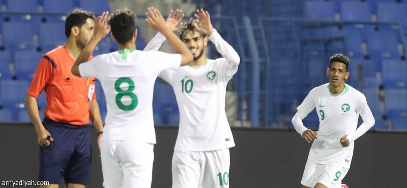 وديا.. الأخضر الشاب يتجاوز العراق