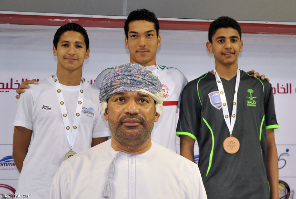 أخضر السباحة يخطف وصافة الخليج بـ34 ميدالية