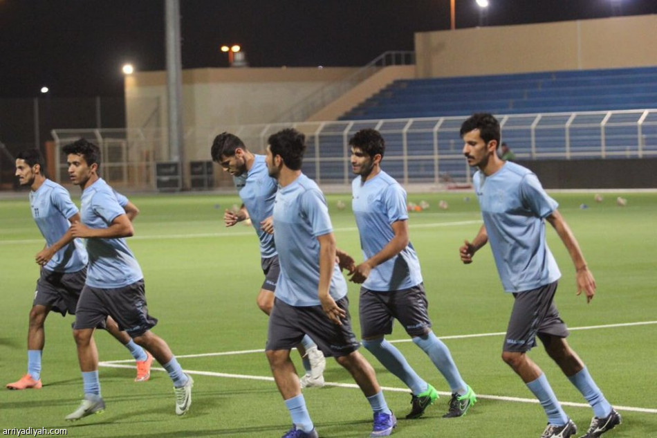 الباطن يواصل استعداداته للرائد بعودة المصري