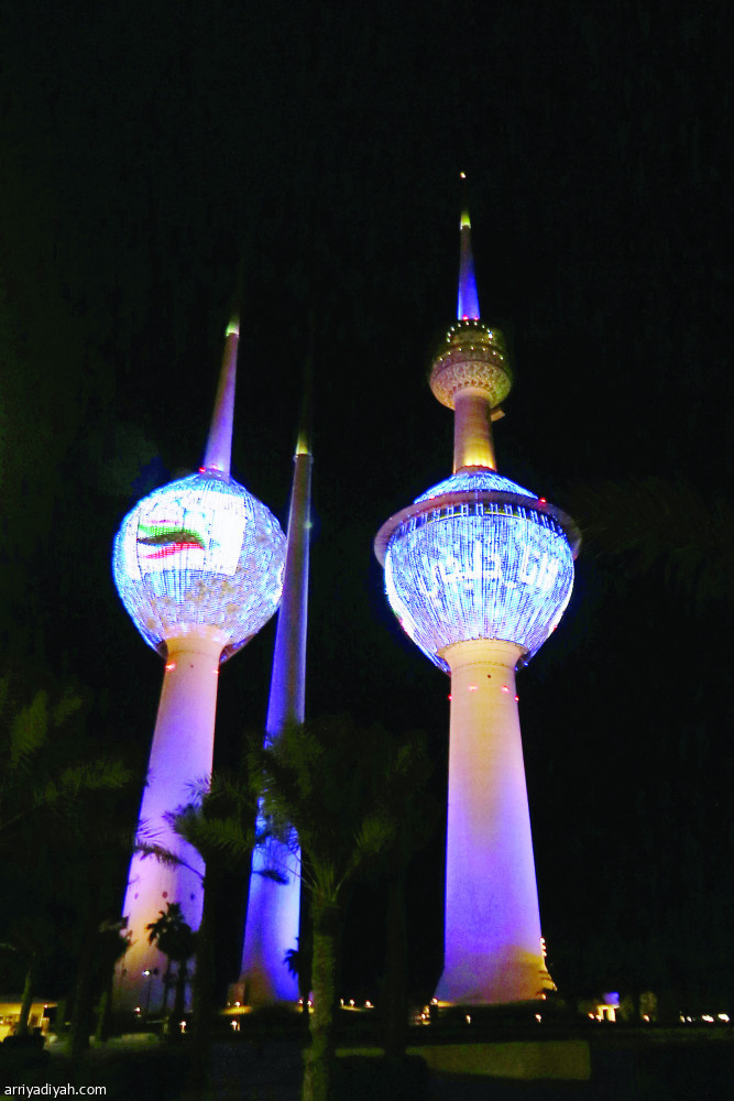 أبراج الكويت.. تحفة على خزانات مياه