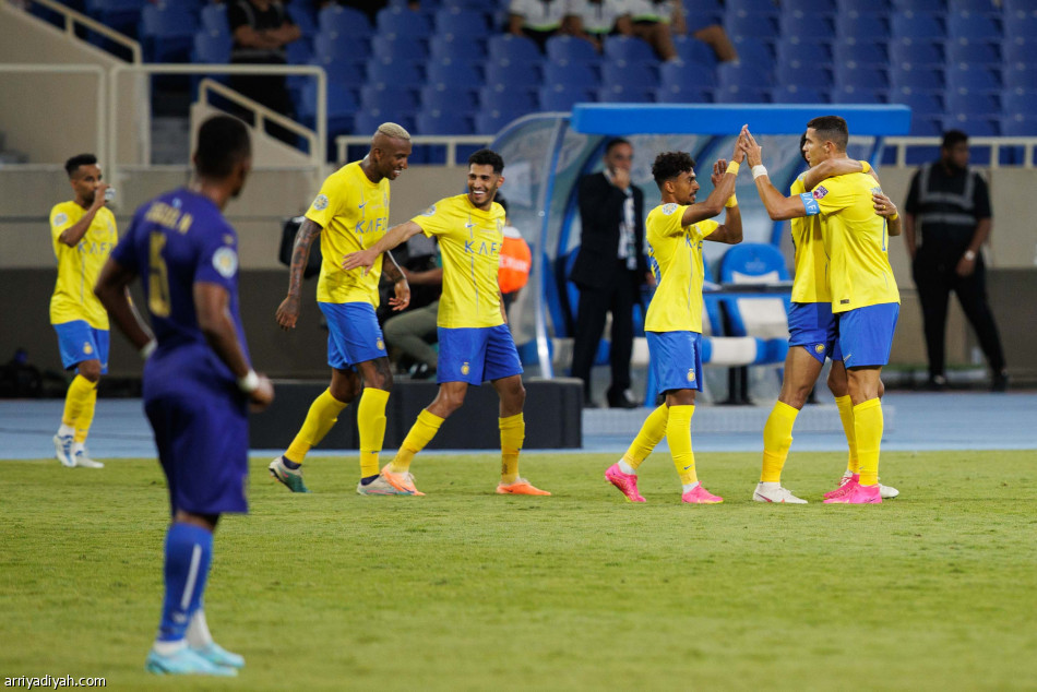 النصر  يحطم صمود الاتحاد المنستيري برباعية