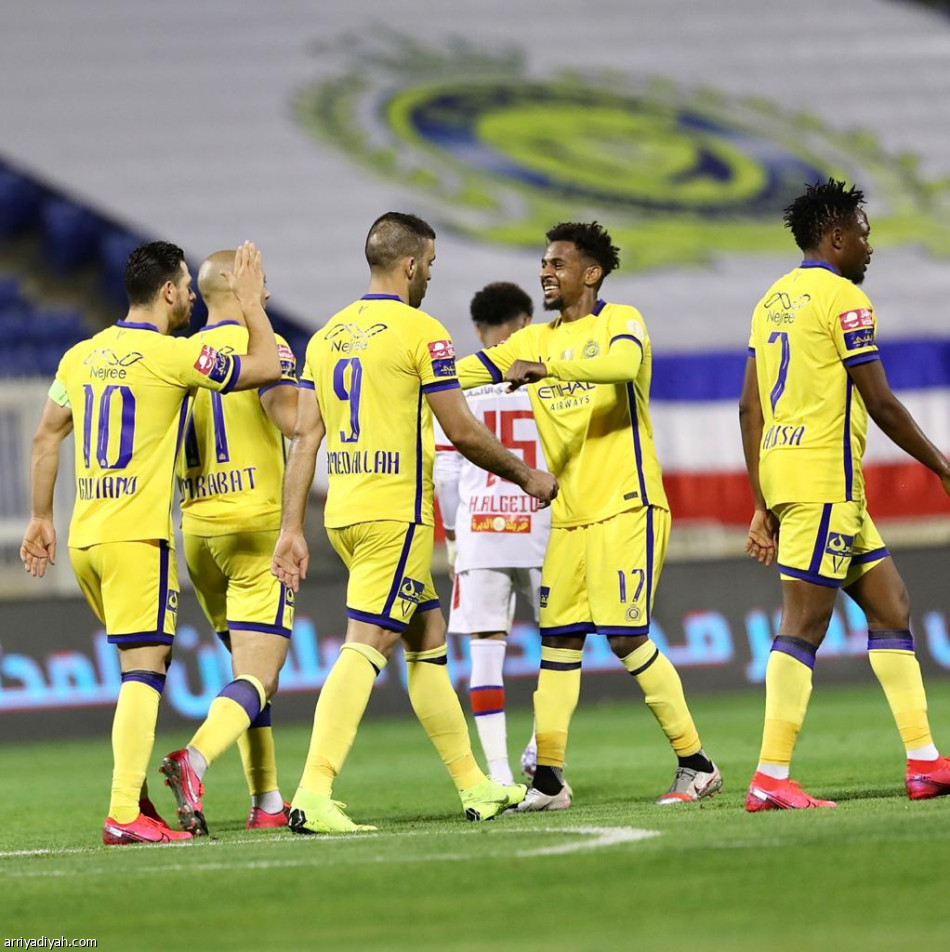 النصر ينهض بثنائية حمدالله وموسى