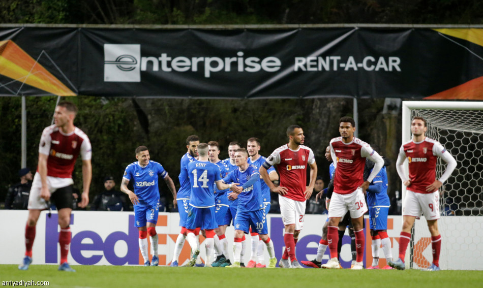 رينجرز الأسكتلندي أول المتأهلين إلى دور الـ16 في الدوري الأوروبي