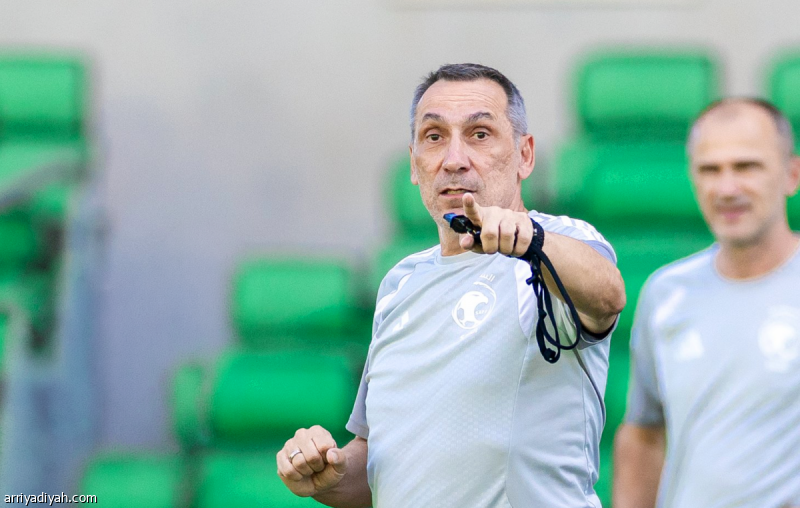 لاعبو المنتخب السعودي خلال الاستعداد لكأس العالم 2026