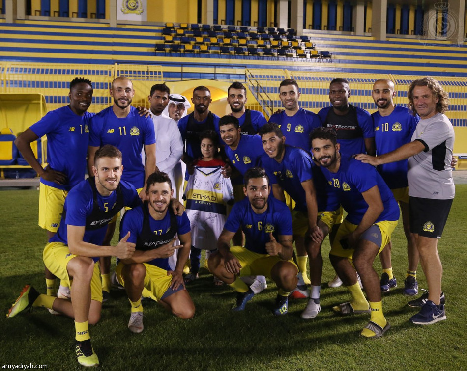 إدارة النصر تكرم طفل «الأوكسجين»