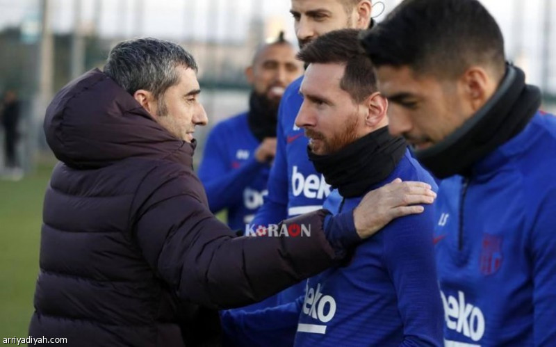 لاعبو برشلونة يودعون فالفيردي برسائل حزينة