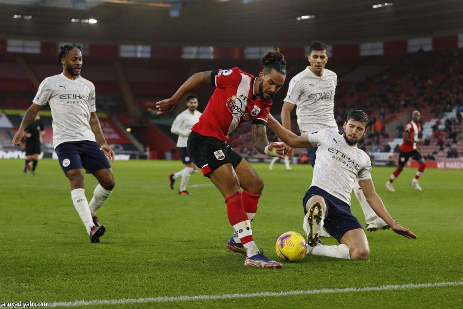 انتصار صعب للسيتي على ساوثهامبتون