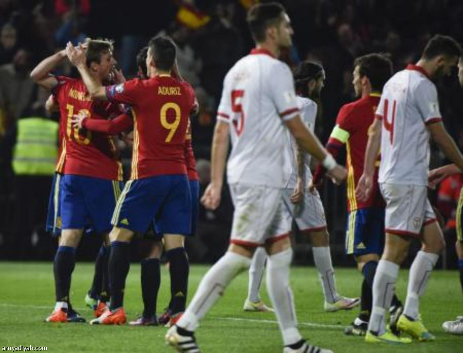 تصفيات مونديال 2018: اسبانيا تكتسح مقدونيا برباعية نظيفه