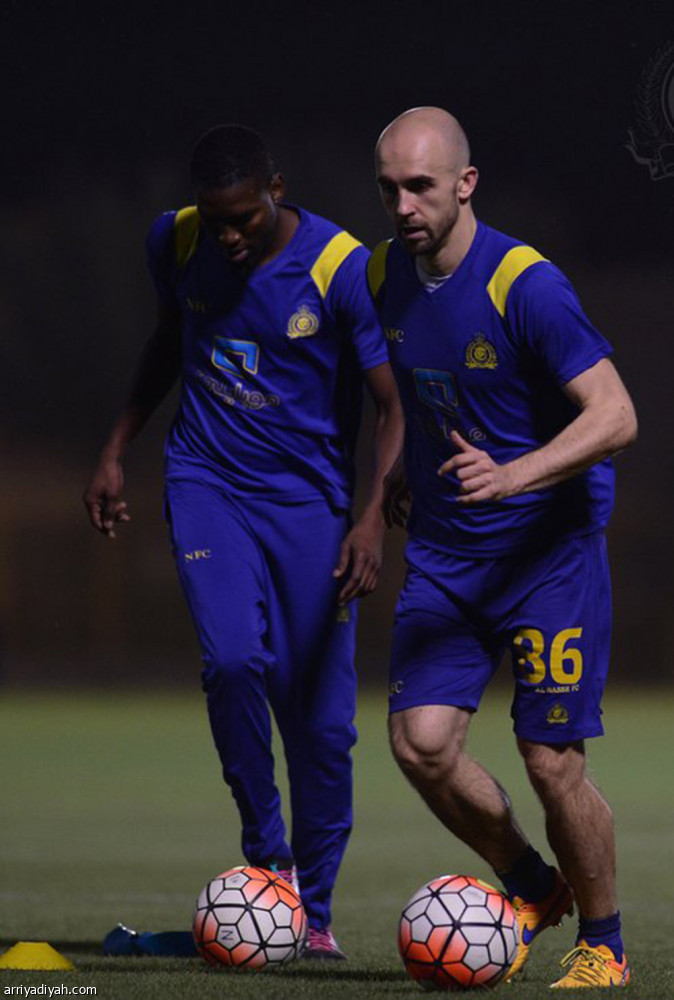 الامطار تلغي تدريب النصر ومايغا يغادر الى فرنسا