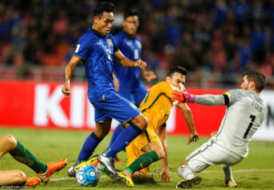 تايلاند تفرض التعادل على أستراليا وتحصد أول نقطة بتصفيات المونديال