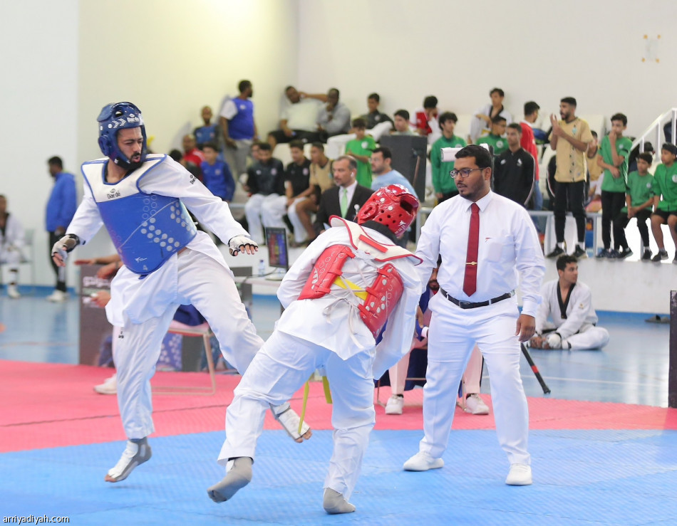 النور والسلام والعدالة يكتسحون ذهب التايكوندو