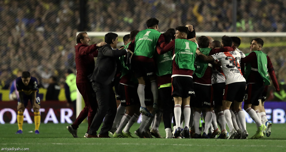 ريفر بليت يتأهل إلى نهائي ليبرتادوريس من معقل بوكا جونيورز