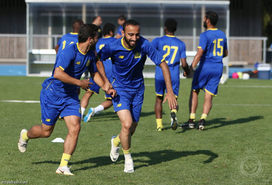 النصر.. الترفيه يطغى على التدريب الأخير