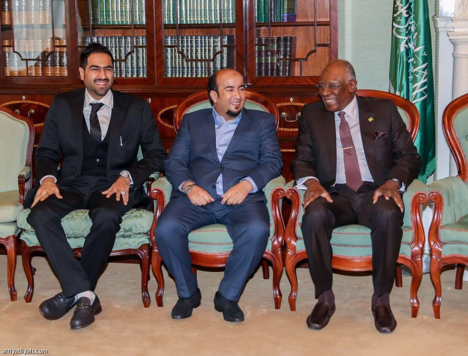 سفيرنا في لندن يستقبل نواف بن سعد والزويهري وأحمد عيد