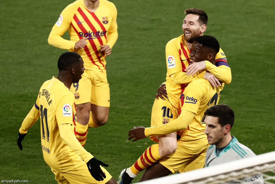 برشلونة ينفرد بوصافة الدوري الإسباني