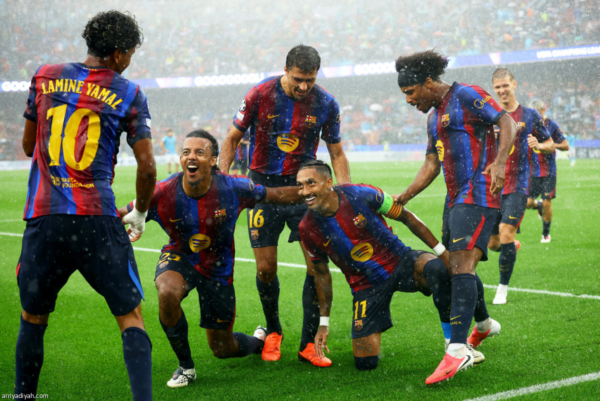 برشلونة يضرب