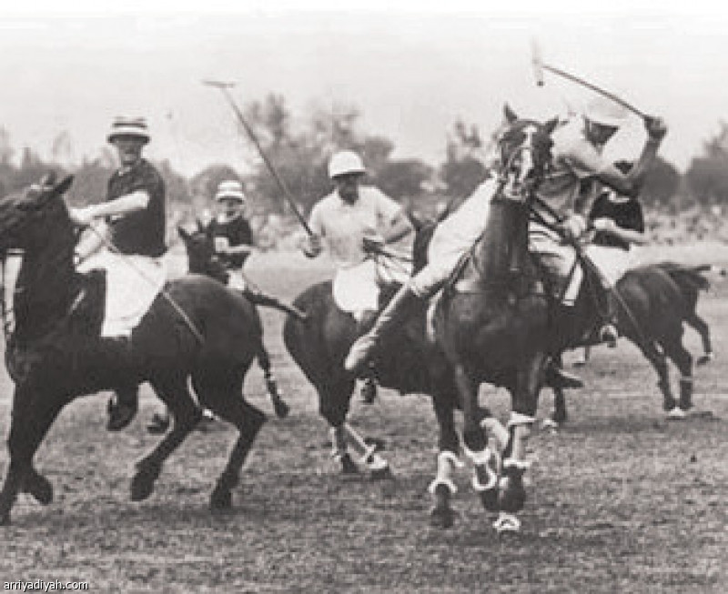 صورة التقطت من مباراة البولو بين الأرجنتين وبريطانيا في أولمبياد 1936 (أرشيفية)
