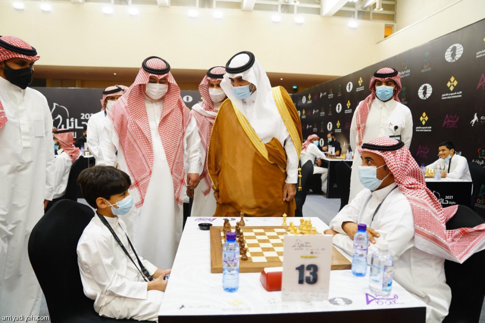 وكيل إمارة حائل يتوج أبطال الشطرنج