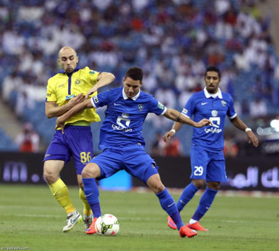 النصر يهزم الهلال في ديربي الرياض ويحتفظ بدوري جميل