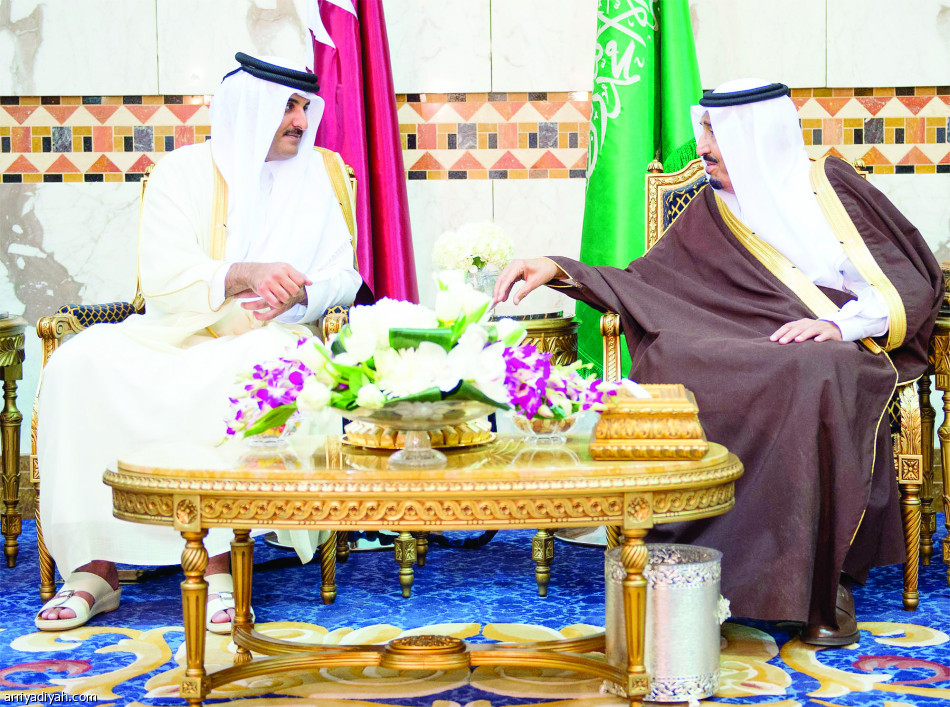 سلمان وتميم يبحثان مستجدات الأوضاع خليجياً وعربياً وإقليمياً ودولياً