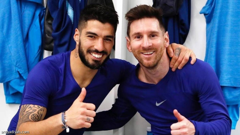 ميسي يودع سواريز.. ويهاجم إدارة برشلونة