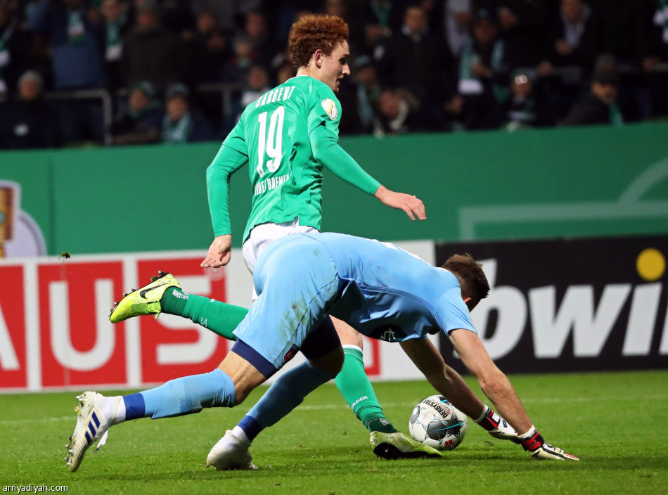 تأهل لايبزج وبريمن لدور الستة عشر بكأس ألمانيا