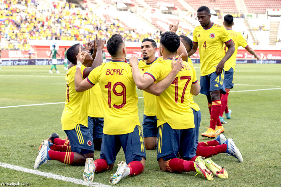 نتيجة كولومبيا.. 
الهزيمة 21 في تاريخ الأخضر