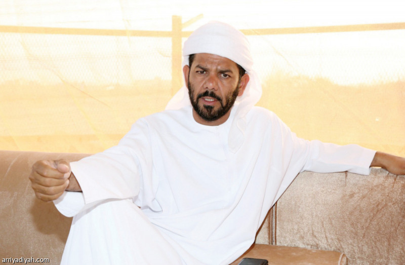 صورة التقطت أمس لابن زيتون أثناء حديثه لـ”الرياضية”تصوير: راكان المغيري