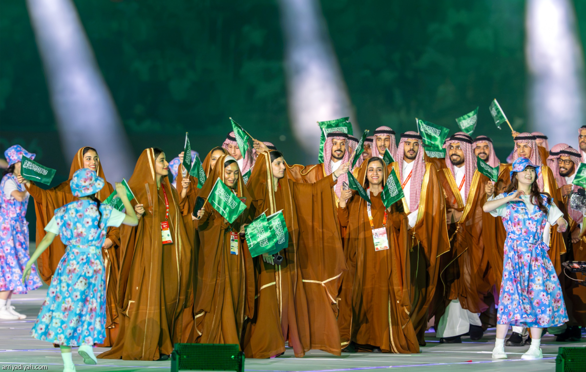 إطلالة الوفد السعودي