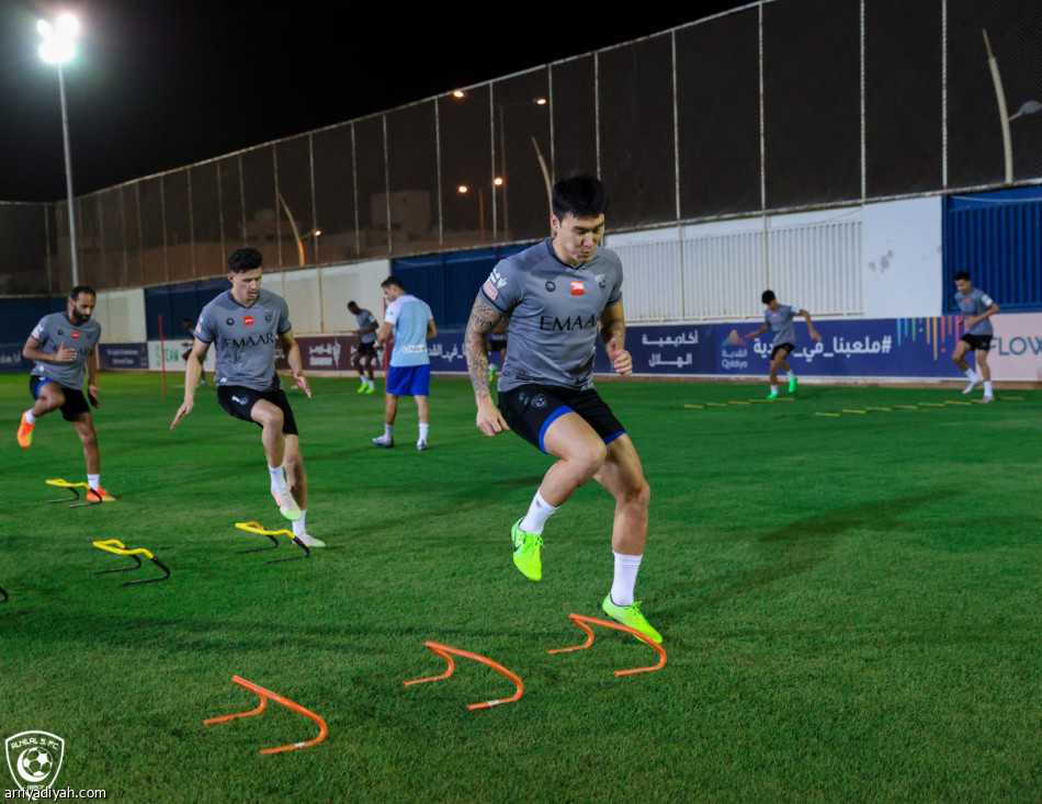 ميشيل ينتظم في تدريبات الهلال صحيفة الرياضية