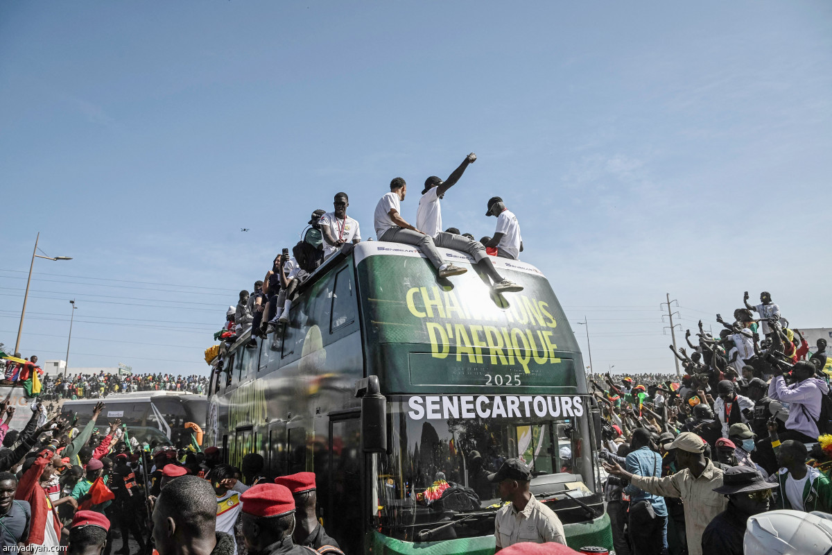 السنغاليون يحتفلون