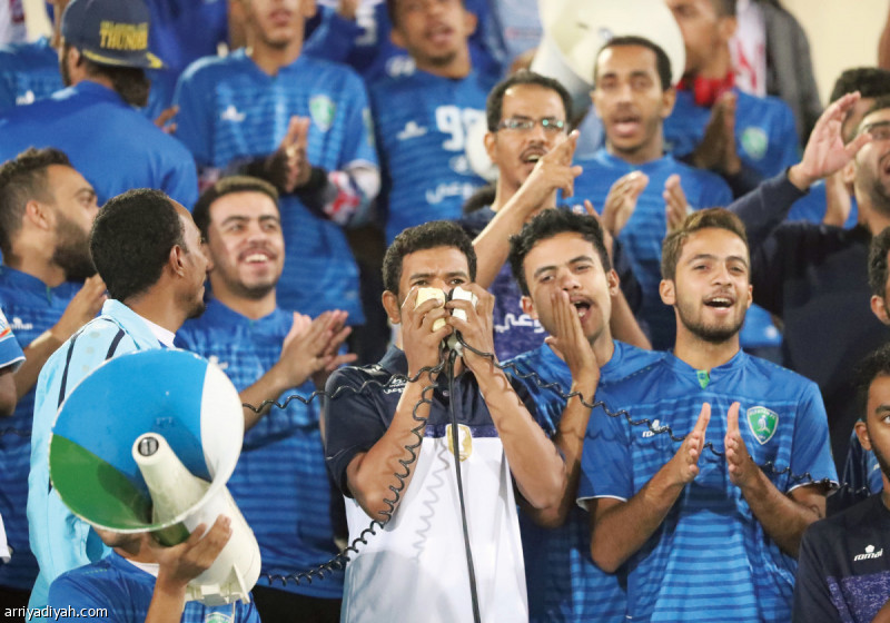 صورة التقطت أمس لجماهير رابطة الفتح في المدرجات